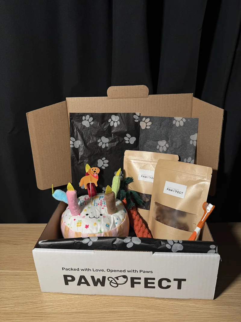 Pawpfect Personalized Dog Birthday Box